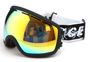 Lunettes adultes de ski de dames pour la couleur adaptée aux besoins du client flexible Frameless des porteurs TPU en verre fournisseur