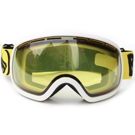 Matériel mou de cadre de Tpu de lunettes de soleil de ski reflété par couleur jaune optiquement précis fournisseur