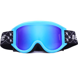 Lentille détachable de PC polarisée par couleur bleue de double couche de lunettes de surf des neiges fournisseur