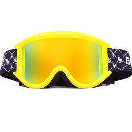 Anti lunettes de Fogsnow de couleur jaune, verres de ski respirables pour des sports en plein air fournisseur