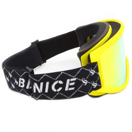 Anti lunettes de Fogsnow de couleur jaune, verres de ski respirables pour des sports en plein air fournisseur