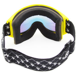 Anti lunettes de Fogsnow de couleur jaune, verres de ski respirables pour des sports en plein air fournisseur