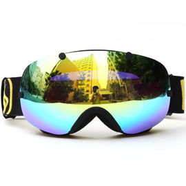 Protection anti-éblouissante des lunettes UV400 de ski avec la double lentille sphérique surdimensionnée fournisseur