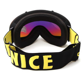 Protection anti-éblouissante des lunettes UV400 de ski avec la double lentille sphérique surdimensionnée fournisseur