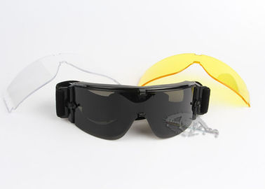 Protection de la couleur UV400 de noir d'Airsoft X800 de verres de sûreté de prescription de PPE fournisseur