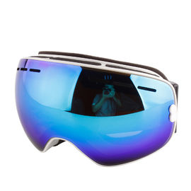 Vent confortable de lentille de double de texture de PC des lunettes TPU de ski reflété par jet résistant fournisseur