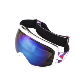 Lunettes de ski reflétées par faible luminosité, moto de sport en plein air de lunettes de ski de profil bas fournisseur