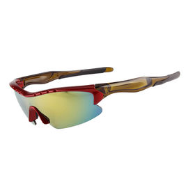 Verres à la mode de lunettes de sport, résistance à l'impact de haute résistance de recyclage de lunettes de soleil fournisseur
