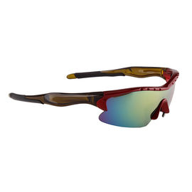 Verres à la mode de lunettes de sport, résistance à l'impact de haute résistance de recyclage de lunettes de soleil fournisseur