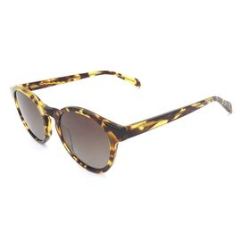 Les lunettes de soleil d'acétate de tortue polarisées par lunettes de soleil rondes de mode pour l'oeil se protègent fournisseur