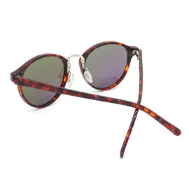 Verres de Sun colorés de style de cru de lunettes de soleil avec le logo adapté aux besoins du client fournisseur