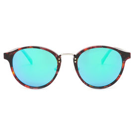Verres de Sun colorés de style de cru de lunettes de soleil avec le logo adapté aux besoins du client fournisseur