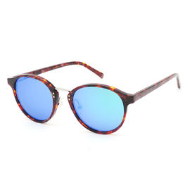 Verres de Sun colorés de style de cru de lunettes de soleil avec le logo adapté aux besoins du client fournisseur
