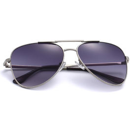 Façonnez les lunettes de soleil de mode de vie polorized par métal surdimensionné pour extérieur fournisseur