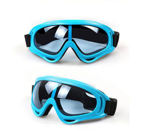Anti lunettes protégeant du vent UV de moto de logo en verre faits sur commande de motocyclette fournisseur