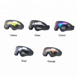 Anti lunettes de motocross de brouillard, verres protégeant du vent de moto pour l'emballage fournisseur