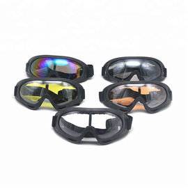 Anti lunettes de motocross de brouillard, verres protégeant du vent de moto pour l'emballage fournisseur