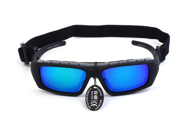 Couleurs adaptées aux besoins du client par lunettes de soleil de Watersports de résistance d'éraflures avec la corde fournisseur