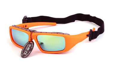 Couleurs adaptées aux besoins du client par lunettes de soleil de Watersports de résistance d'éraflures avec la corde fournisseur