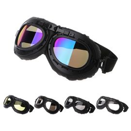 Vitesse protectrice Gafas de lunettes de casque de moto de cru de pilote en verre mous de motard fournisseur