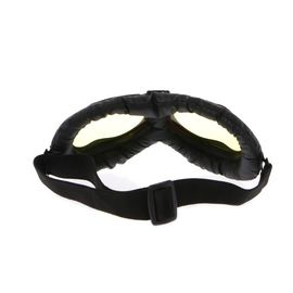 Vitesse protectrice Gafas de lunettes de casque de moto de cru de pilote en verre mous de motard fournisseur