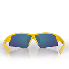 Astuce de bras de silicone de glissement de lentille interchangeable de PC de lunettes de soleil polarisée par couleur jaune anti fournisseur