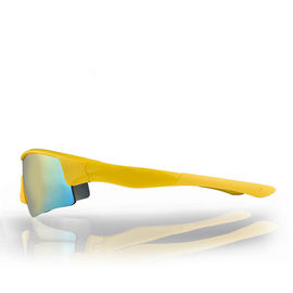 Astuce de bras de silicone de glissement de lentille interchangeable de PC de lunettes de soleil polarisée par couleur jaune anti fournisseur