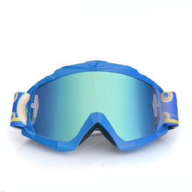 Protection confortable des lunettes UV400 de motocross avec l'anti courroie de silicone de glissement fournisseur