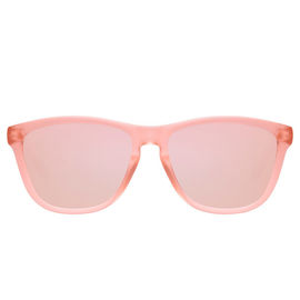 Fantaisie rose de lunettes de soleil de mode de vie de couleur avec les protections de nez intégrées d'injection fournisseur