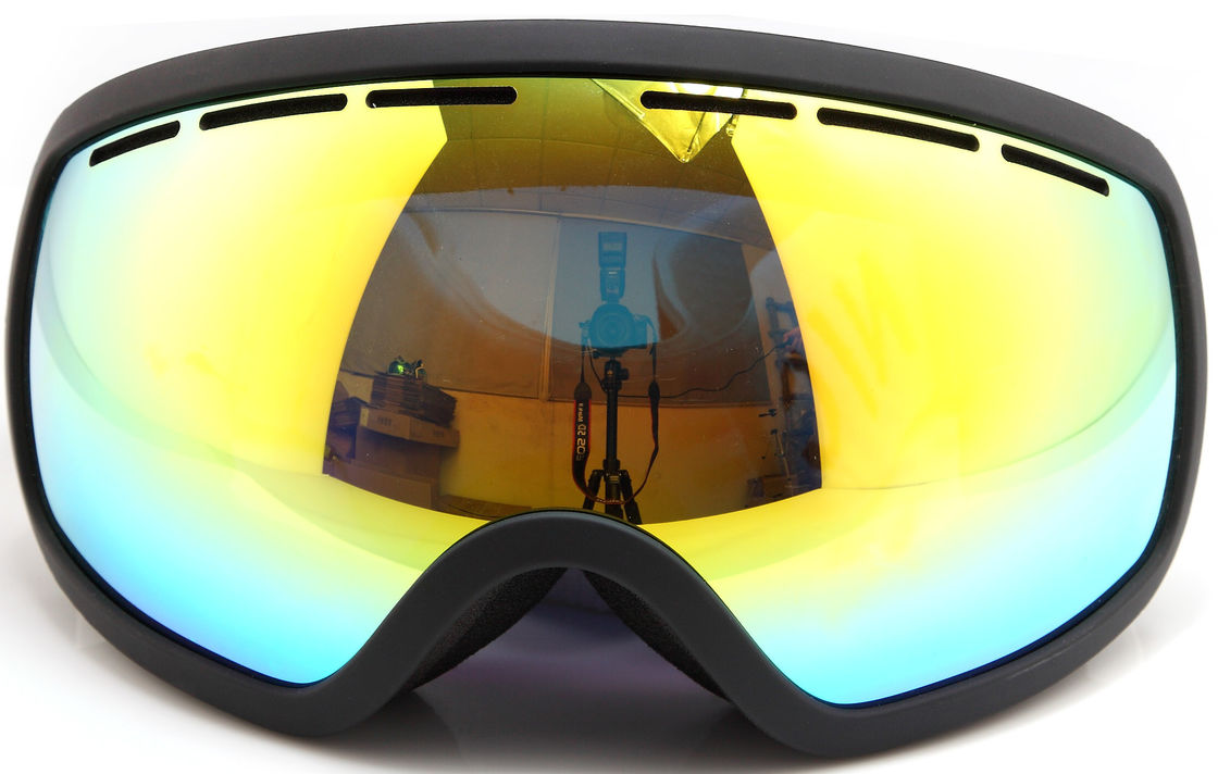 Lunettes adultes de ski de dames pour la couleur adaptée aux besoins du client flexible Frameless des porteurs TPU en verre fournisseur