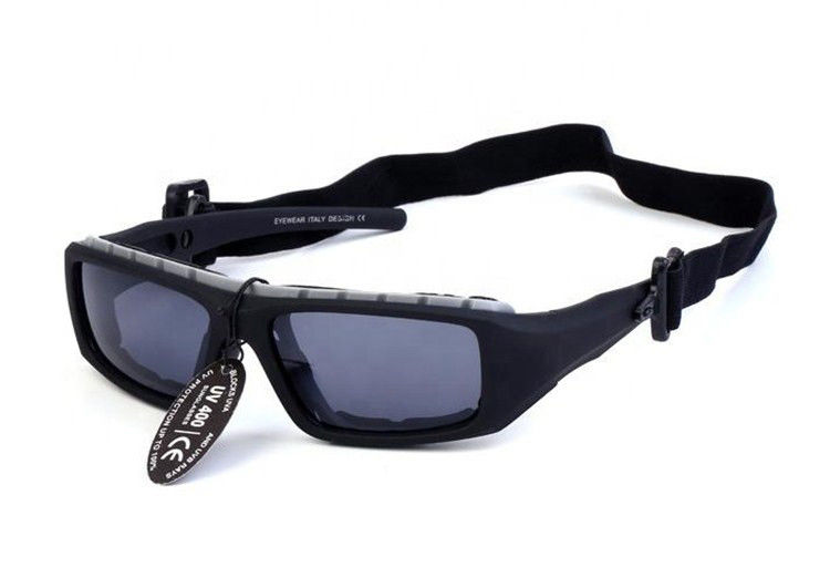 Couleurs adaptées aux besoins du client par lunettes de soleil de Watersports de résistance d'éraflures avec la corde fournisseur