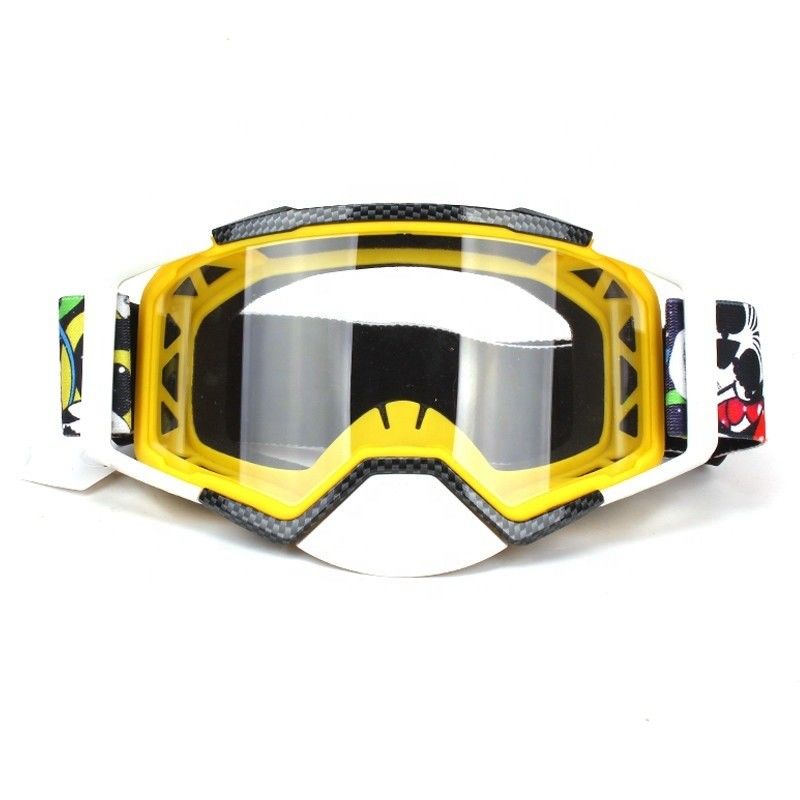 Anti lunettes faites sur commande UV de motocross, lunettes d'Off Road pour conduire/ski fournisseur